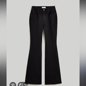 Madewell Black Flare Jeans
